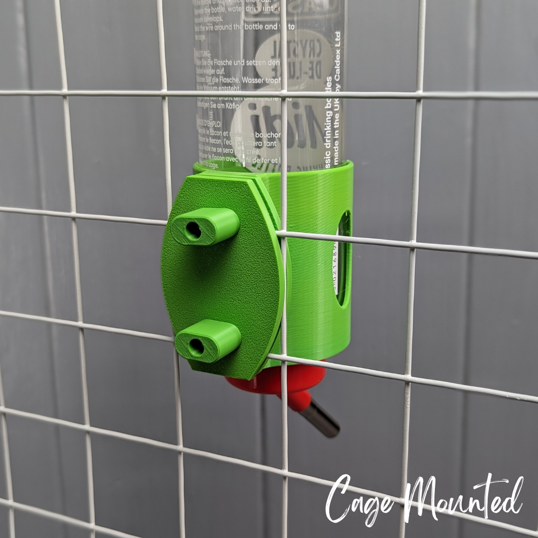 Guinea Pig & Rabbit Water Bottle Holder - Kiwi Green-4