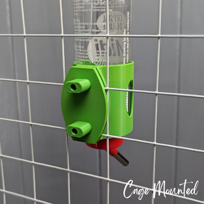 Guinea Pig & Rabbit Water Bottle Holder - Kiwi Green-4