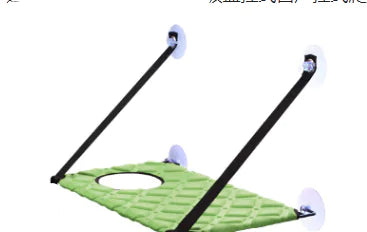 Window-Mounted Cat Hammock with Suction Cups (Single/Double)