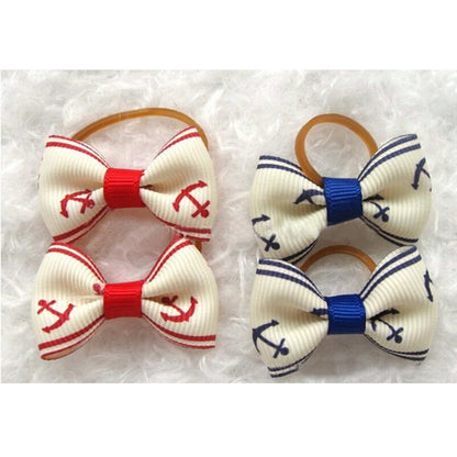 Double-Layer Pet Hair Bows-2