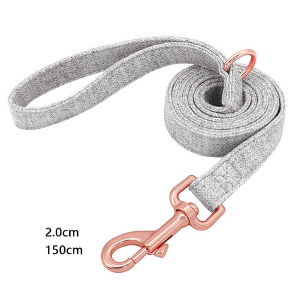 Engraved Adjustable Non-Woven Dog Collar-2