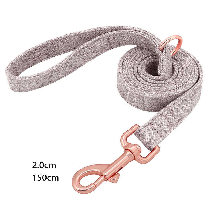 Engraved Adjustable Non-Woven Dog Collar-4