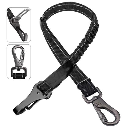 Pet Multi-Functional Car Safety Belt with Reflective Rope